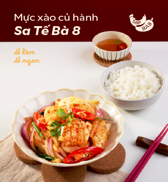cách làm mực xào sa tế tại nhà thơm ngon