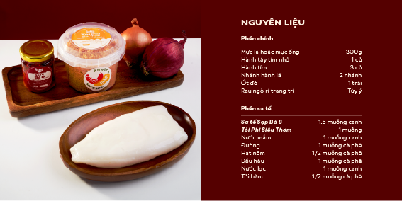 cách làm mực xào sa tế tại nhà thơm ngon