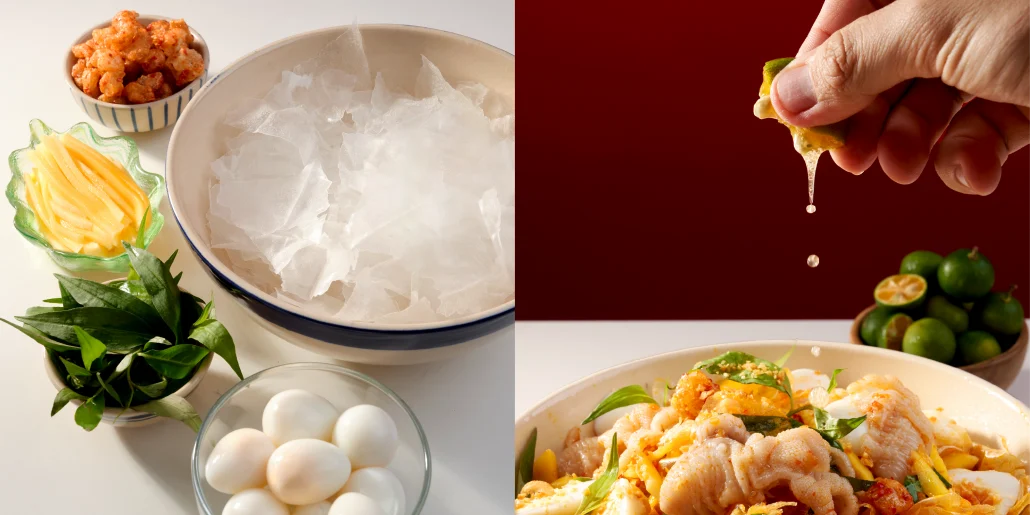 Bánh tráng trộn Chân gà Sả tắc - Nhà làm ngon như ngoài hàng